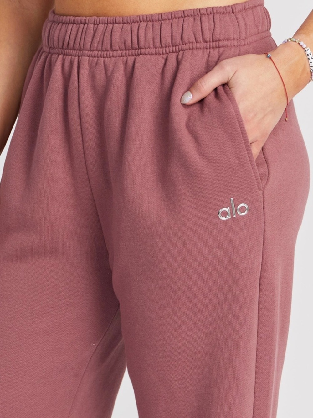 ALO Yoga Accolade Straight Leg Sweatpants Smoky Quartz